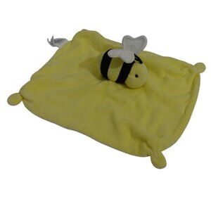 Burts Bees Baby Bee Plush Lovey Yellow Organic Cotton Infant Security Blanket